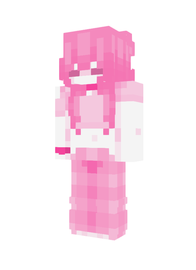 Скин Pink girl (Девочки) для Майнкрафт
