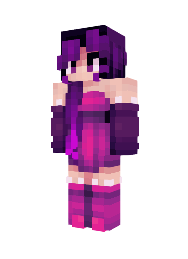 Скин Purple girl (Девочки) для Майнкрафт