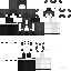 Текстура скина Black and white girl — PNG 64×64