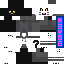 Текстура скина Black cat — PNG 64×64