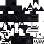 Текстура скина Black ghost — PNG 64×64