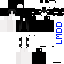 Текстура скина Black hoodie girl — PNG 64×64