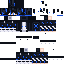 Текстура скина Blue gamer — PNG 64×64