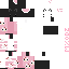 Текстура скина Черная кошка в hello kitty — PNG 64×64