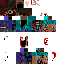 Текстура скина Creepypasta steve — PNG 64×64