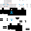 Текстура скина Cyan gamer — PNG 64×64