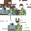 Текстура скина Flower girl — PNG 64×64