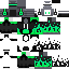 Текстура скина Green pc — PNG 64×64