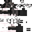 Текстура скина Grey emo girl — PNG 64×64
