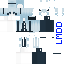 Текстура скина Grey girl — PNG 64×64