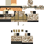 Текстура скина Лис военный — PNG 64×64