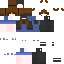 Текстура скина Minimal girl — PNG 64×64