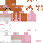 Текстура скина Pink flower girl — PNG 64×64