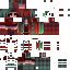 Текстура скина Red green girl — PNG 64×64