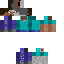 Текстура скина Stone steve — PNG 64×64