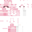 Текстура скина White pink girl — PNG 64×64