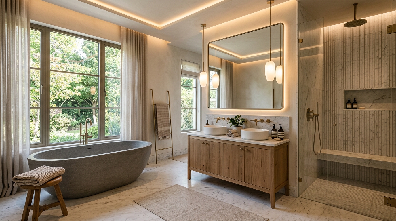 AI bathroom design