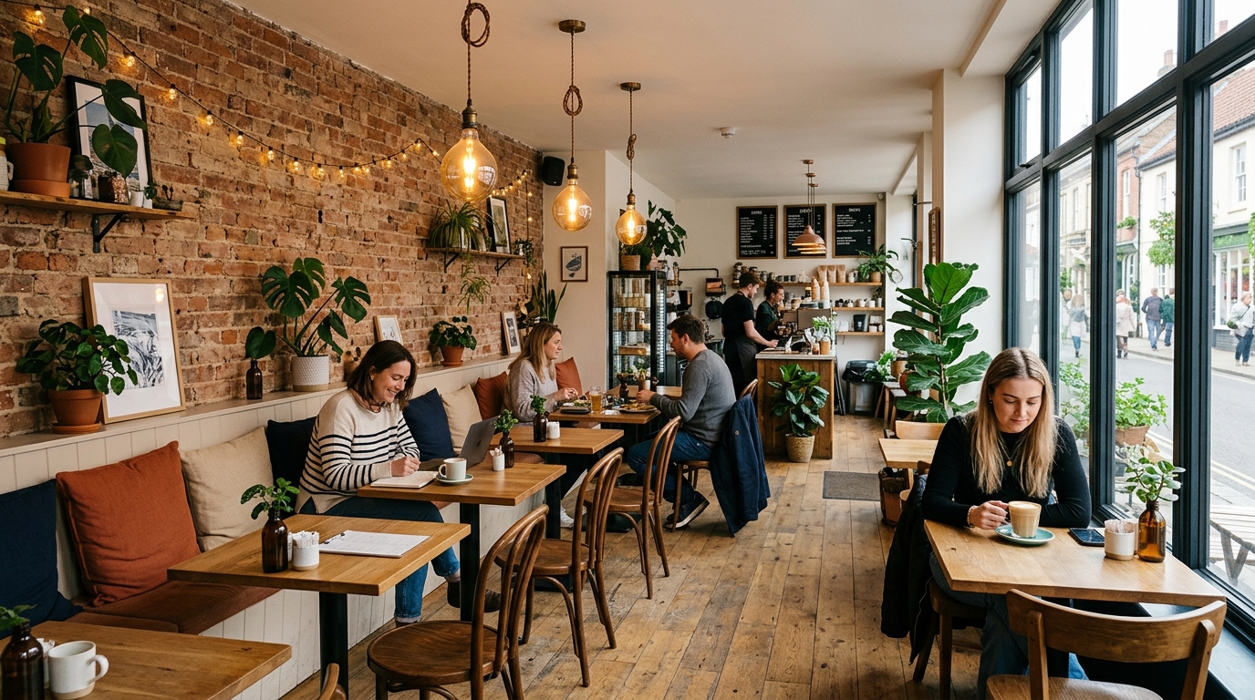 AI cafe design