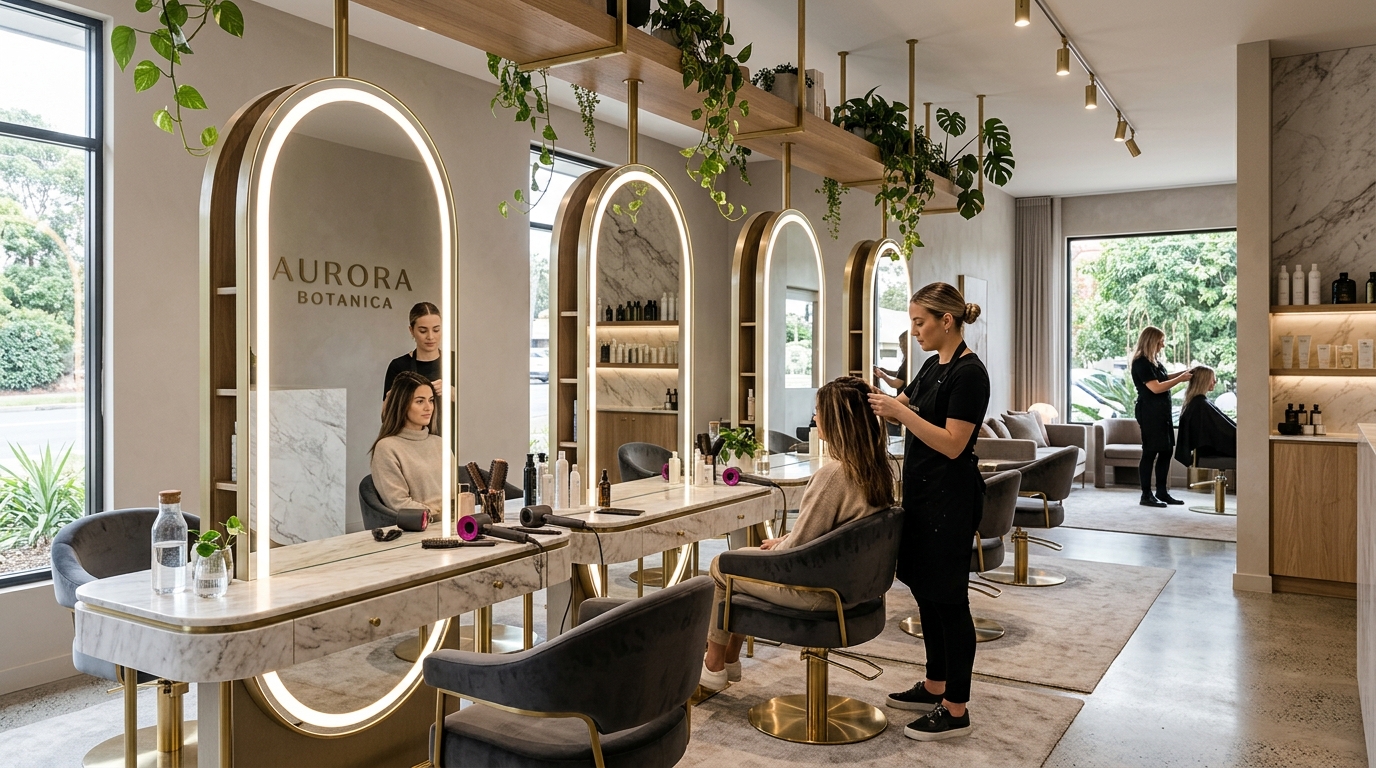 Beauty salon design