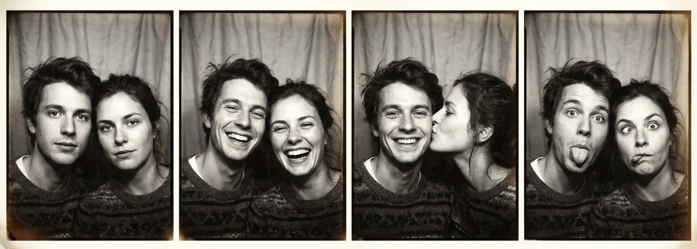 Photo booth duo
