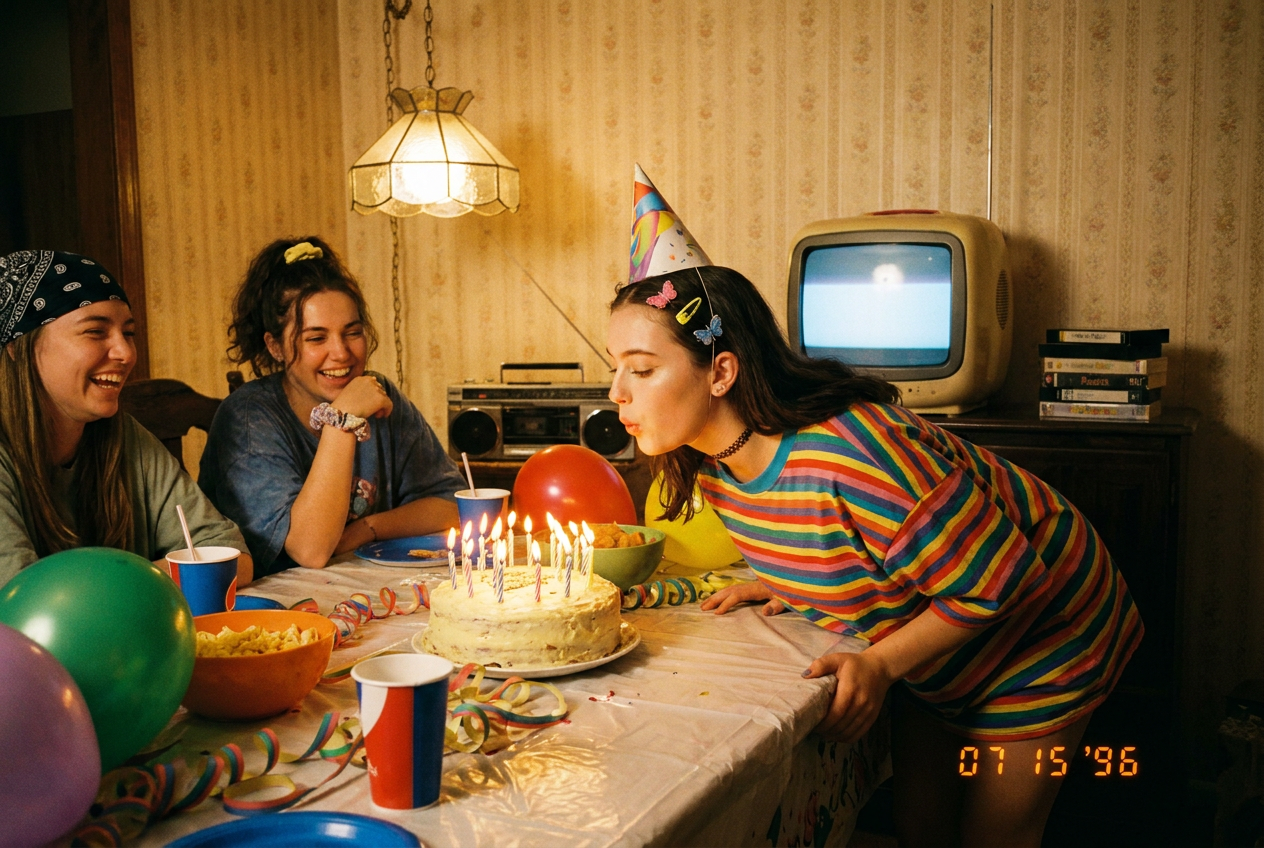 90s-style birthday