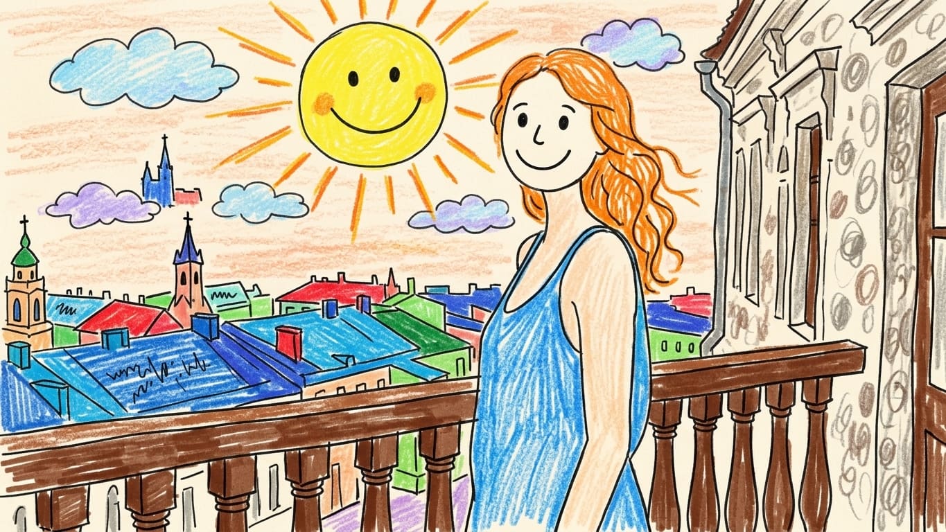 После преобразования фото в рисунок