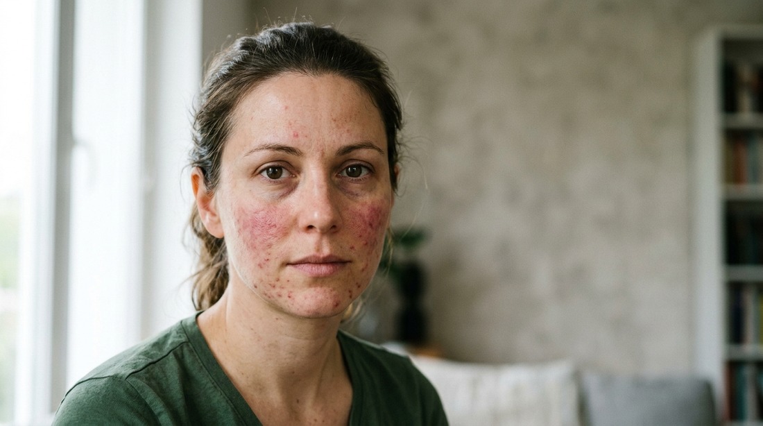 A portrait with blotches evened out and the under-eye shadows softened — before