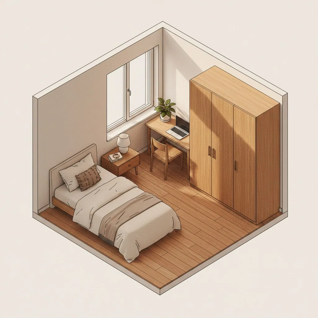 Спальня 3×3 м