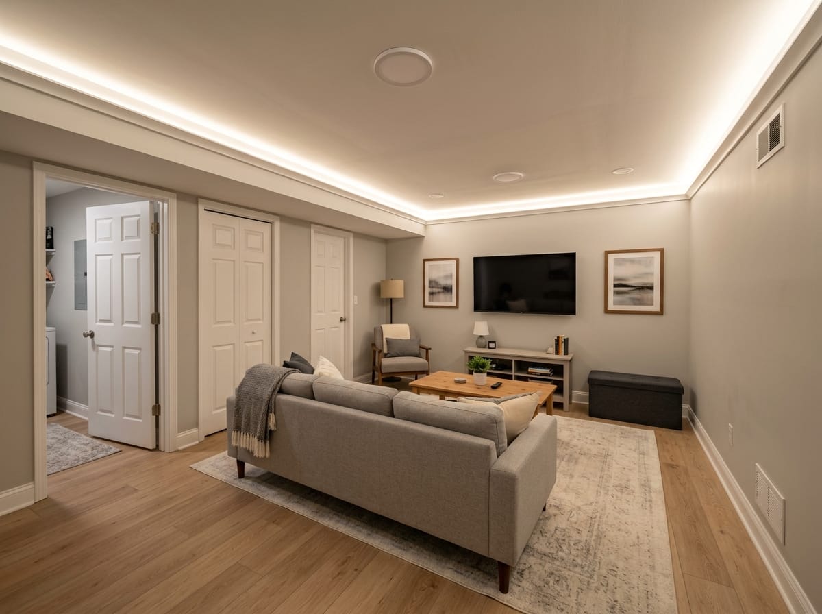 Basement to living space