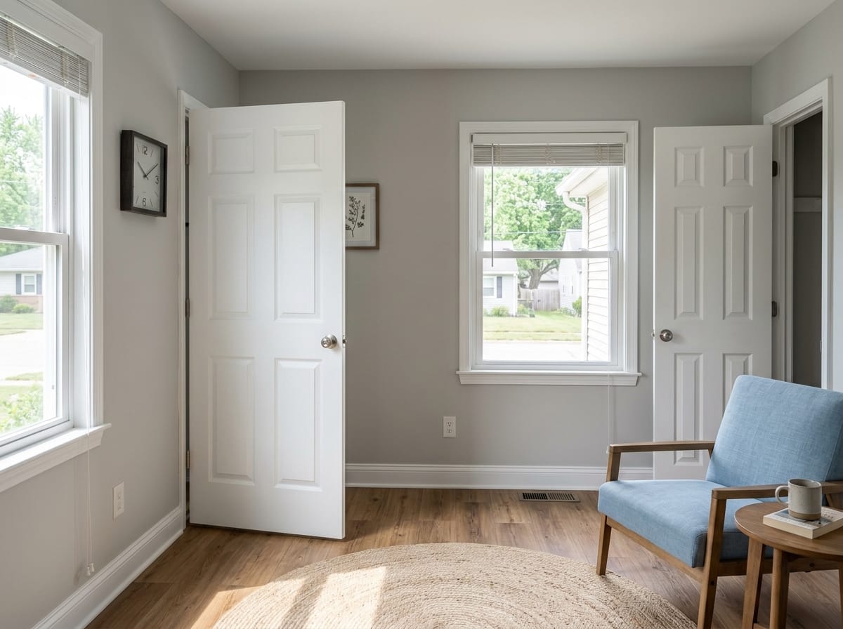 Doors and windows with swing