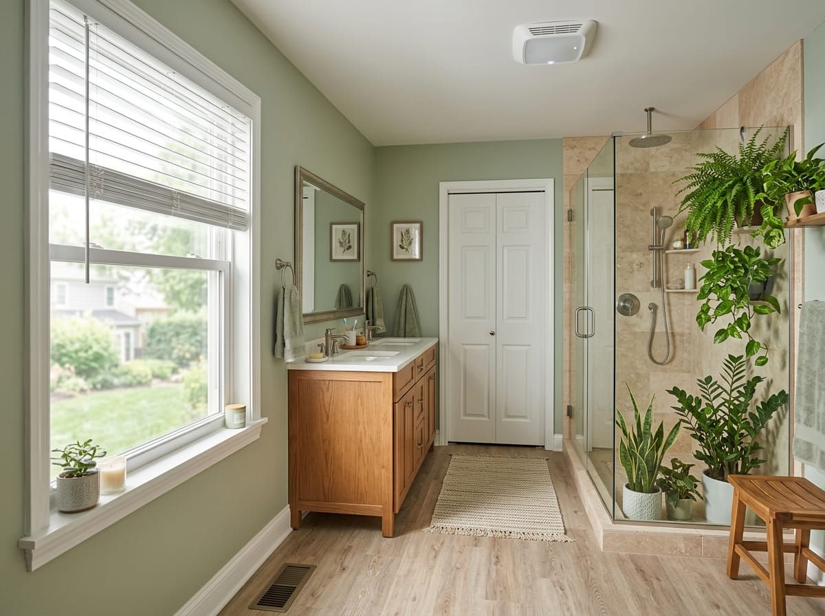 Biophilic bathroom design