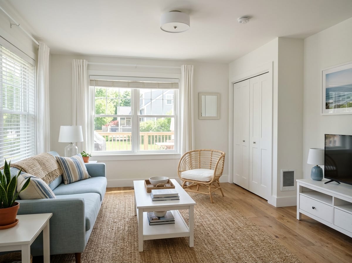 Bright coastal double