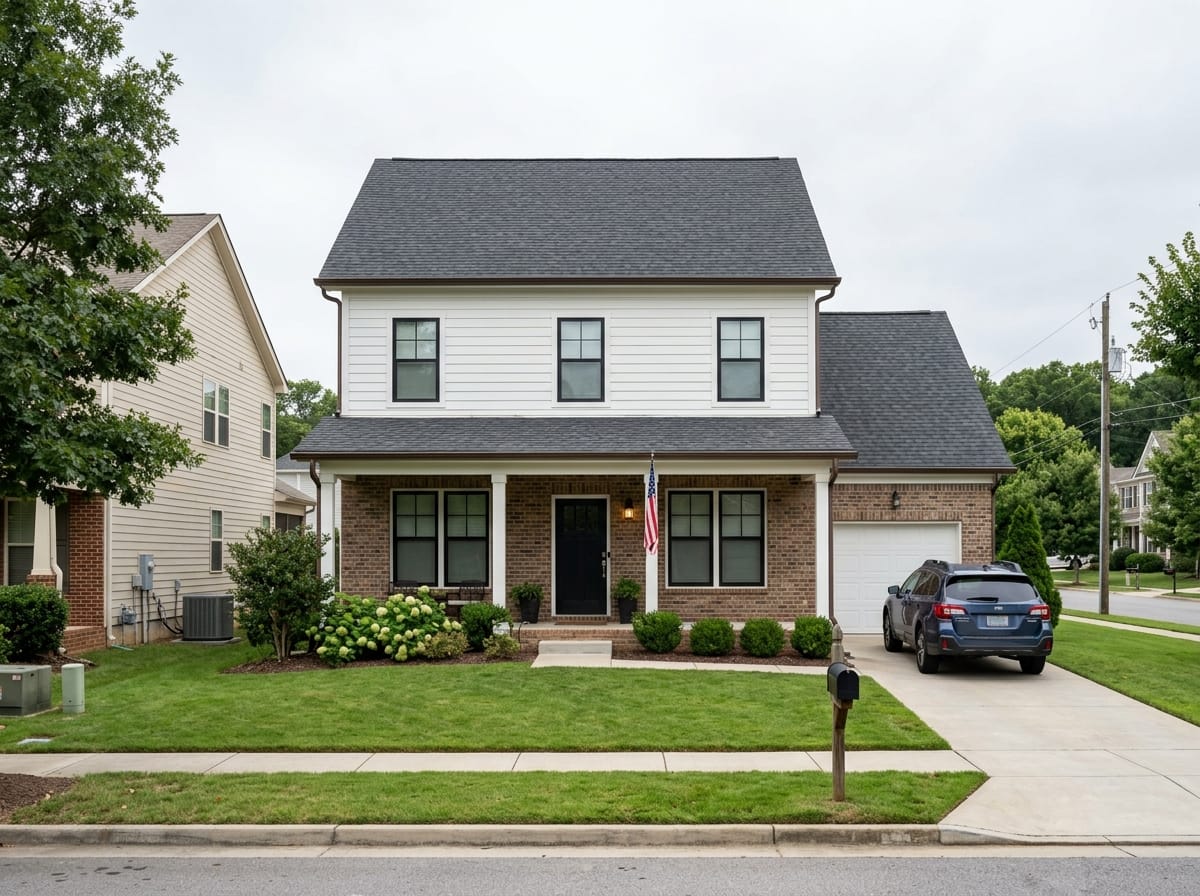 Two-story builder colonial