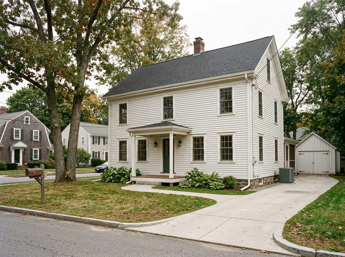 An actual old farmhouse