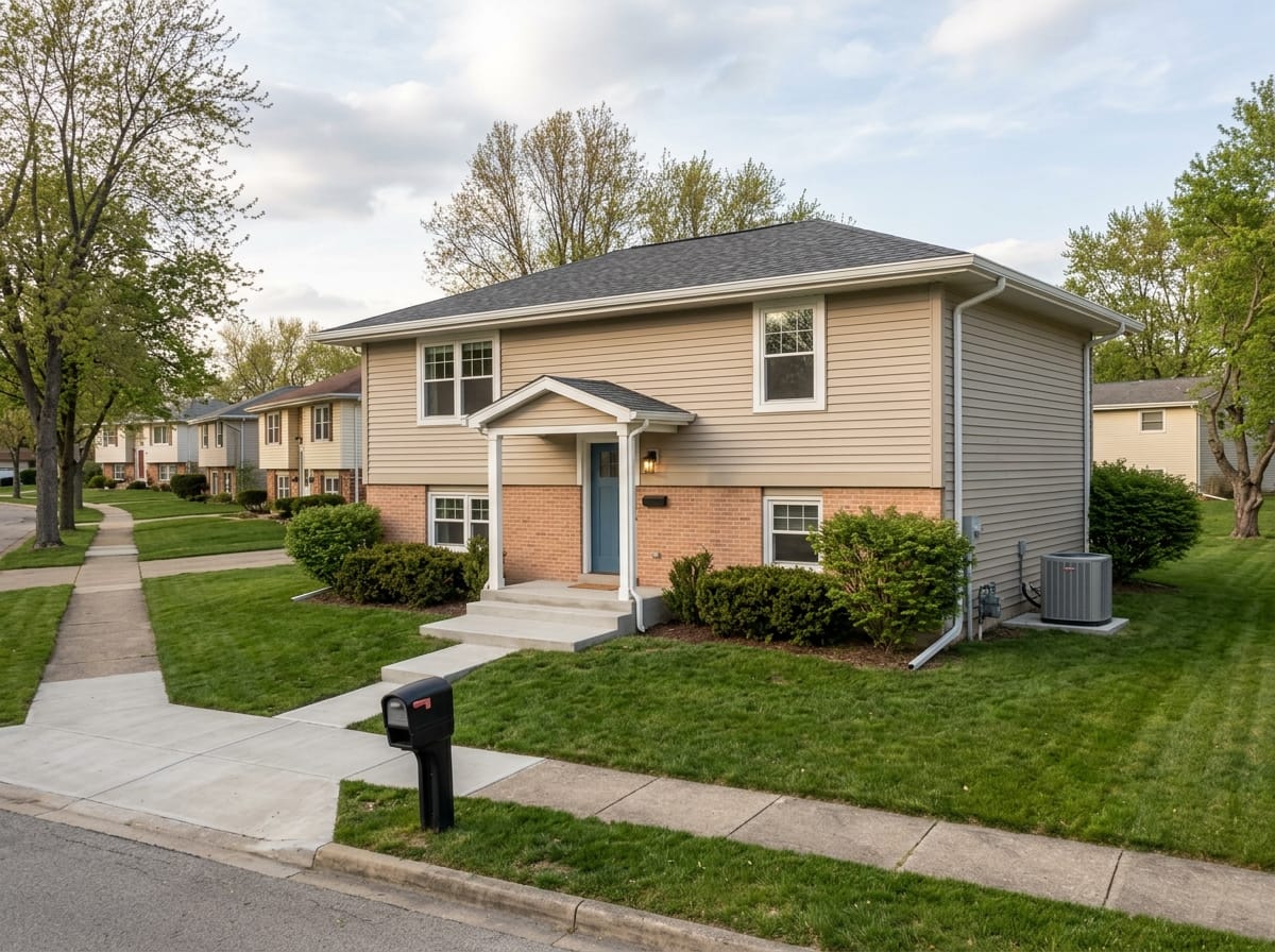 Split-level and postwar tract