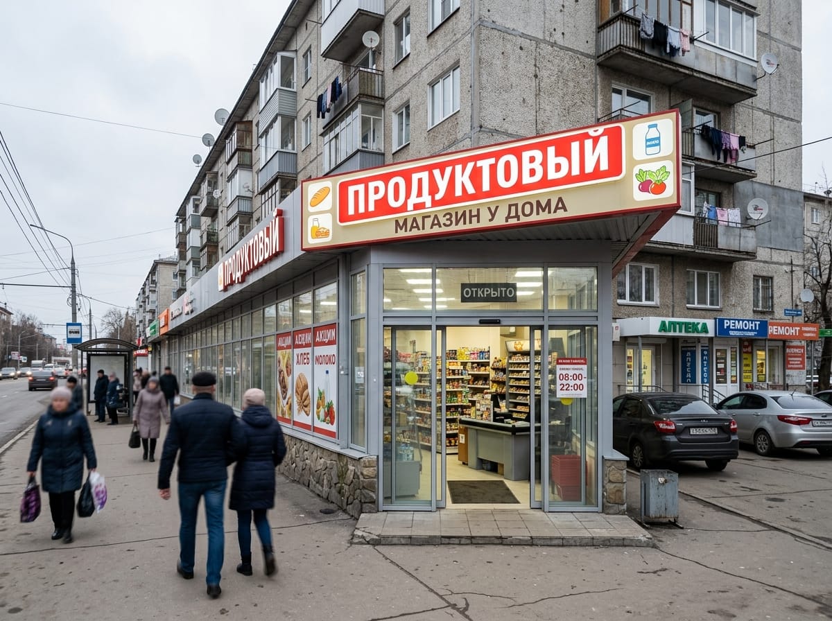 Входная группа магазина — вход, который не тормозит поток