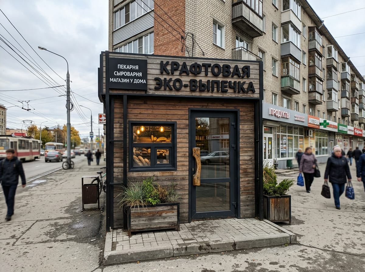 Крафтовый эко-вход