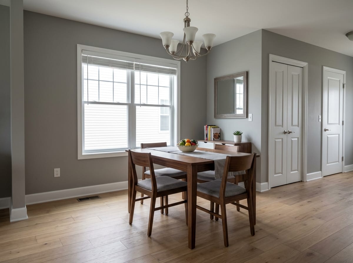 The dining room