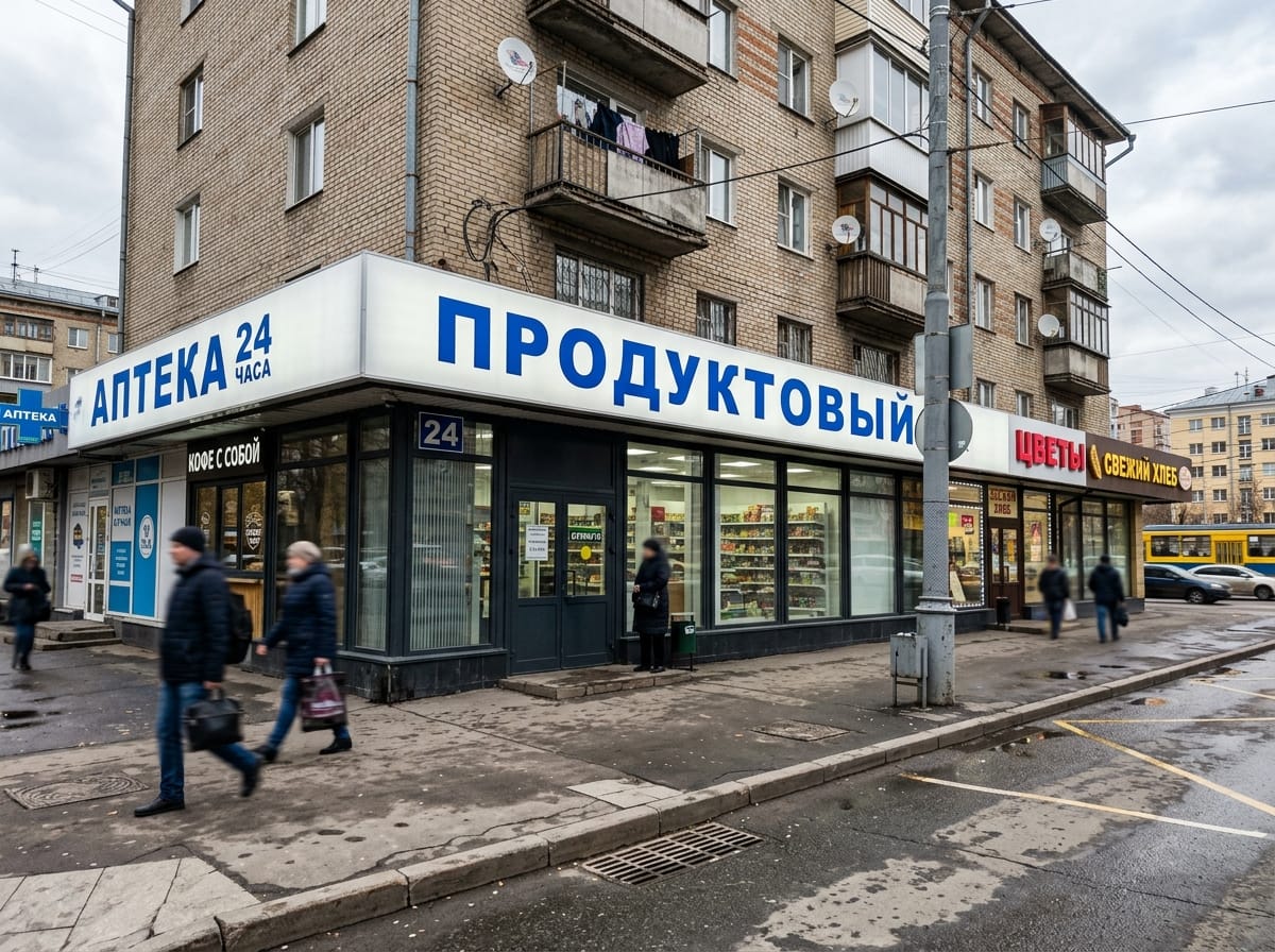 Вывеска для магазина — конструкция, размер и согласование