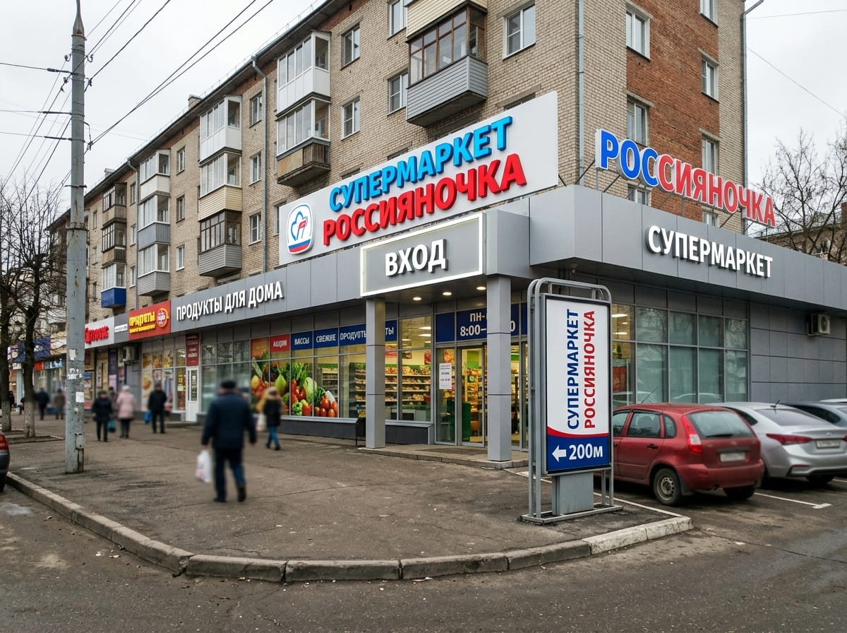Сетевой магазин и супермаркет