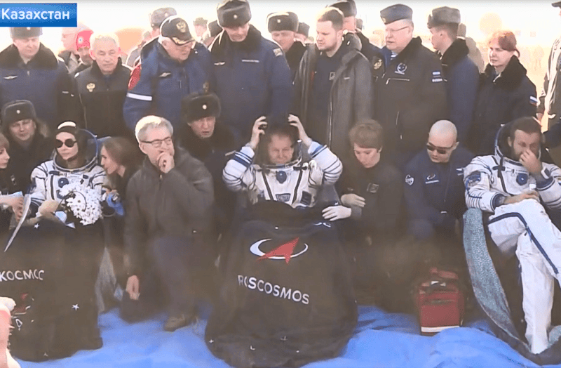 Клим Шипенко и Юлия Персильд вернулись из космоса