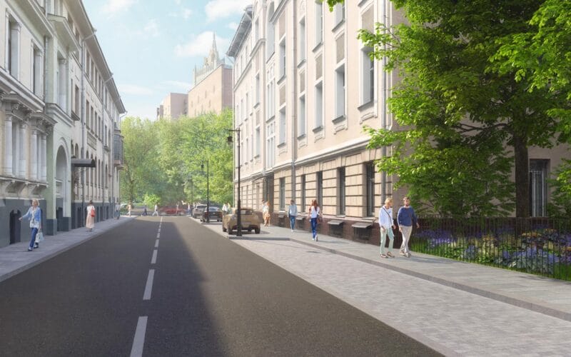 Исторические переулки Арбата благоустроят в 2022 году