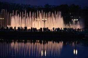 Царицыно, фонтан, светодинамический фонтан, фото КГХ