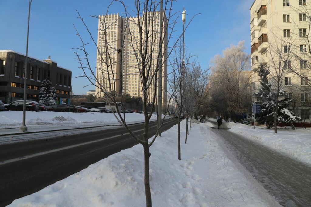 В Москве морозно и облачно