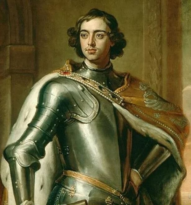 340 лет назад Пётр I унаследовал российский престол