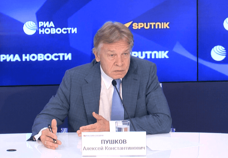 Алексей Пушков: Мифологическая составляющая западной политики возрастает
