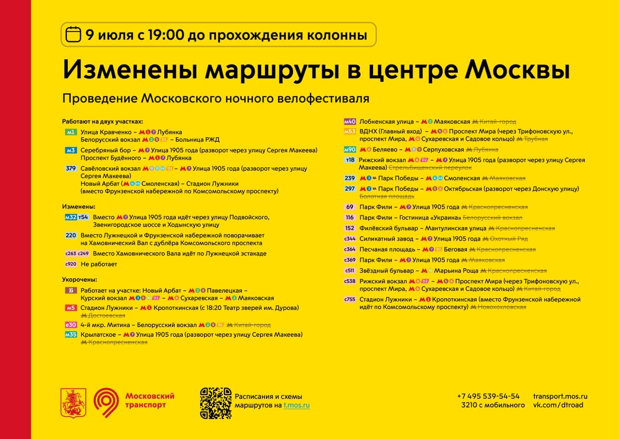 изменение маршрутов