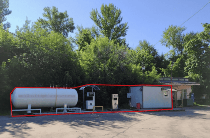 На юге Москвы ликвидирована незаконно установленная газовая АЗС
