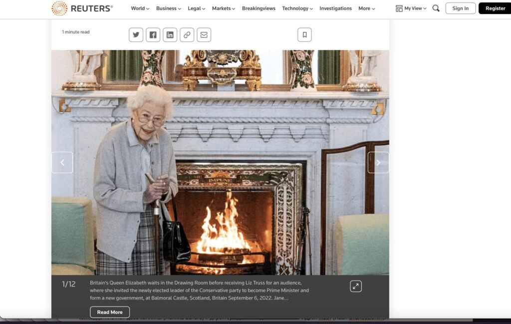 Елизавета II, королева Великобритании, 96 лет