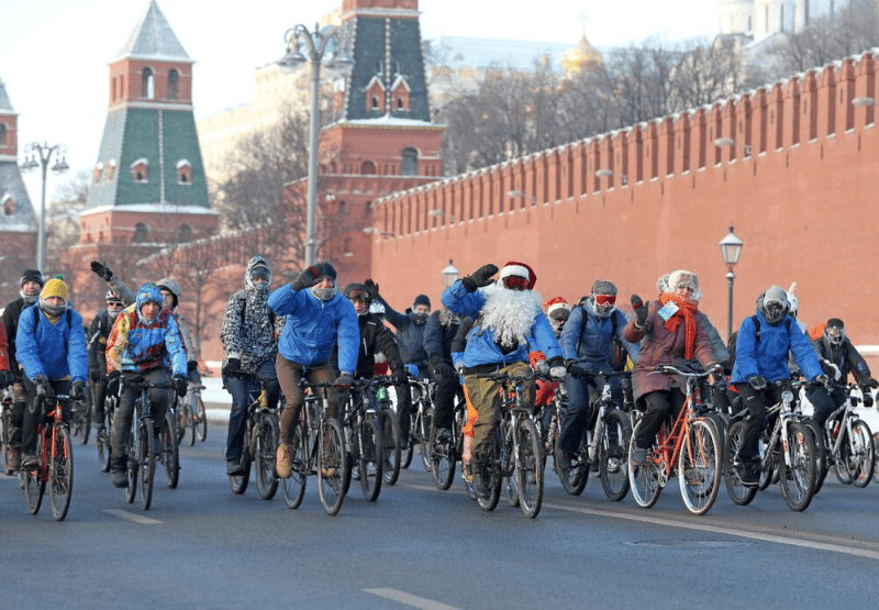 В Москве отменили зимний велофестиваль
